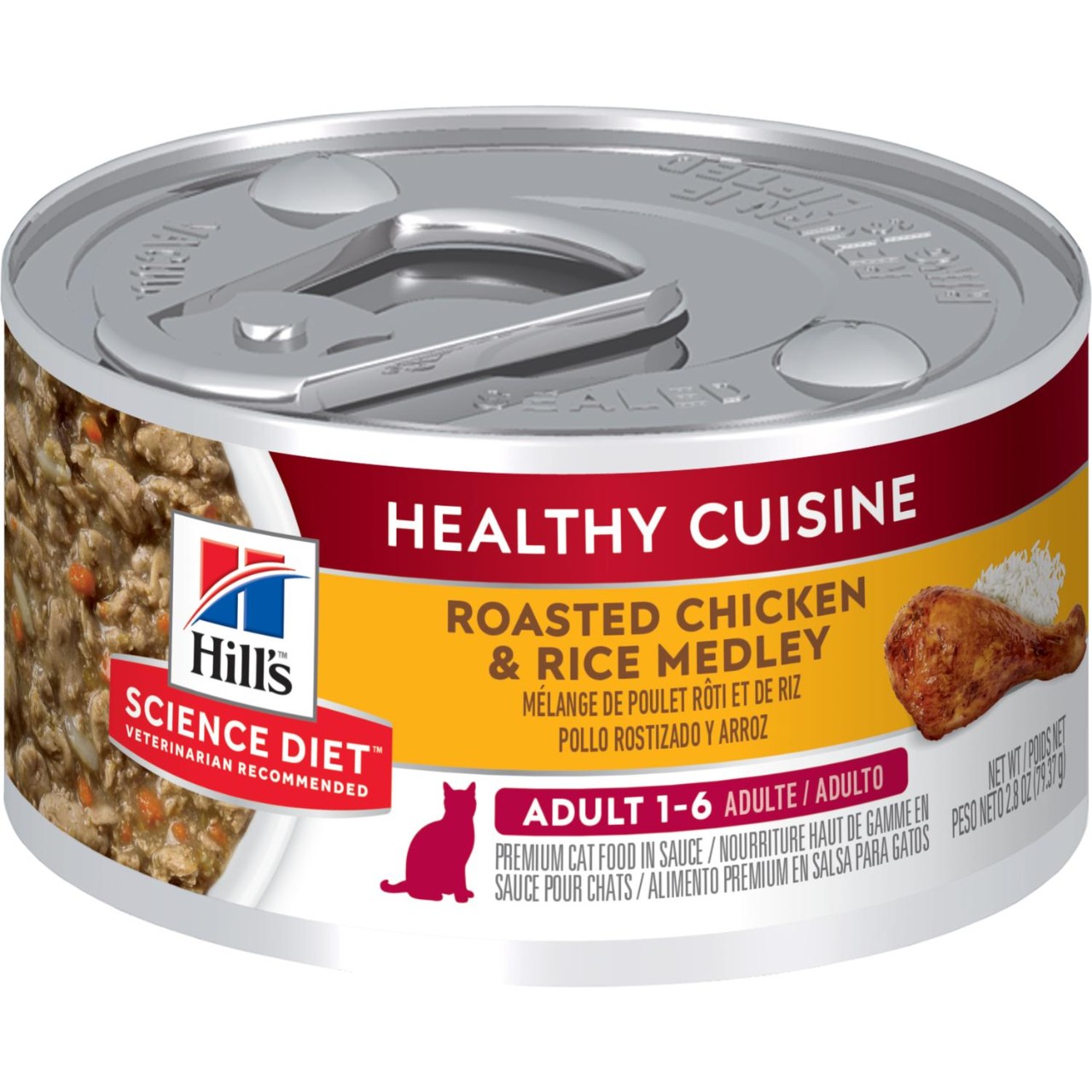 Hill's Science Plan Adult Wet Cat Food Chicken and Rice Flavour