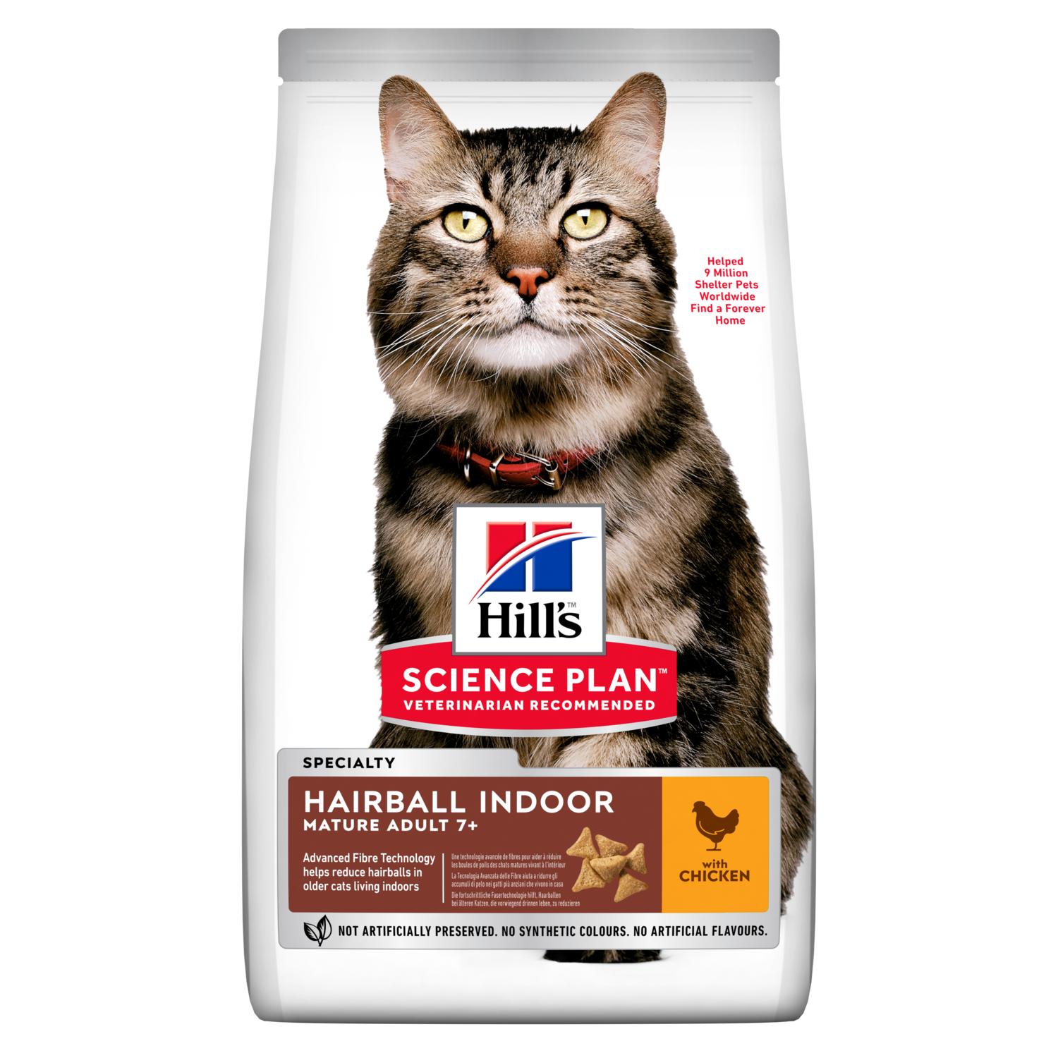 Hill's Science Plan Mature Adult Hairball Indoor